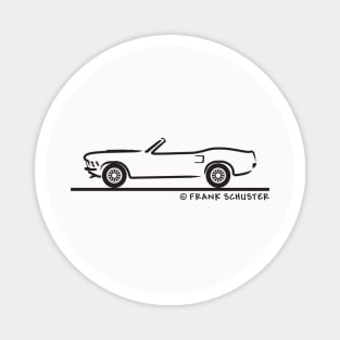 1970 Mustang Convertible Magnet